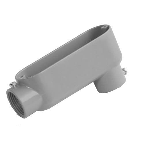 Morris 14245 Combination Conduit Body, Aluminum, Type LB, Threaded, Set Screw, 2-inch Trade Size, 2-Pack