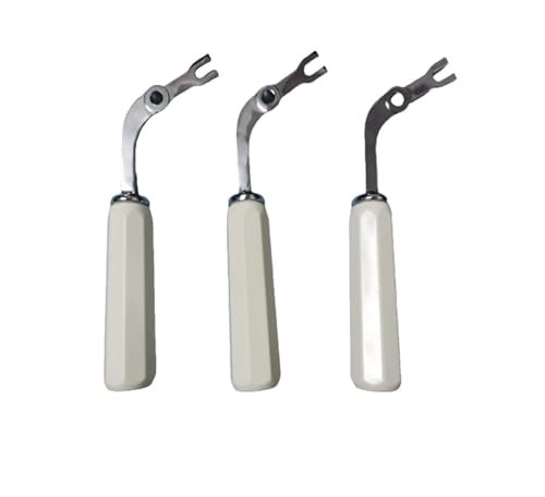 mhddhd Lot de 3 poignées Blanches, compatibles avec Xueqi et for Machines à crème glacée Molle Bmeqile, Levier Manuel, pièces de Rechange