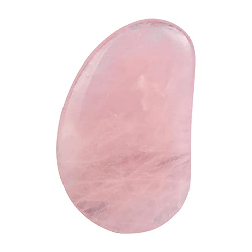 Masaje de piedra natural Gua Sha, placa de Guasha rosa, masajeador facial de jade, raspadores, herramientas para cara, cuello, espalda, cuerpo Cover