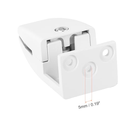 Support de séparation de bureau 4pcs pinces de cloison blanc 4-20mm
