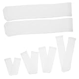 TOYANDONA Weiße Baumwollsocken zum Bedrucken Lange Gerade Socken in Verschiedenen Elastische DIY Sublimationssocken für Haushalt und Personalisierte Geschenke