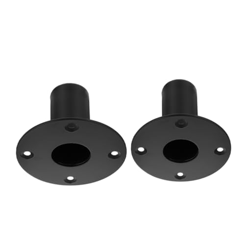 ifundom 2pcs Speaker Metal Stand Bookshelf Speaker Base Loudspeaker Support Base Indoor Stage Accessory