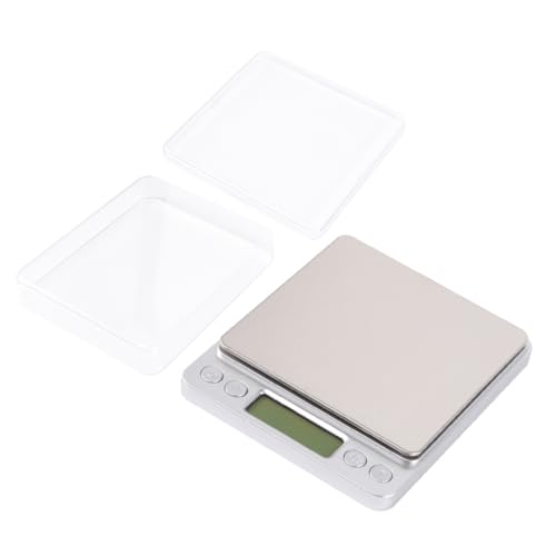 WEKADRIN escala de alimentos digital kitchen scale báscula de precisión food scale báscula comida báscula precisión báscula de cocina digital báscula de cocina práctica Silver