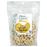 Wegmans Raw Whole Cashews, Organic, 12oz