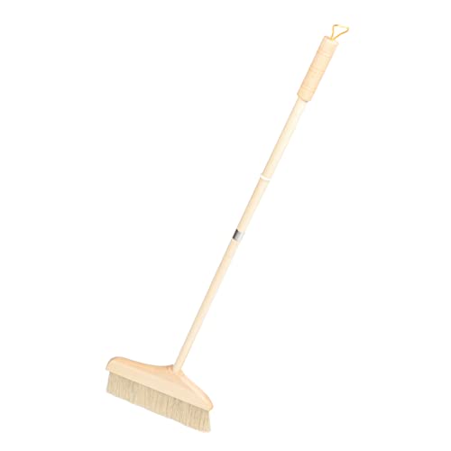 FRCOLOR Zimmerbesen Mit Langem Griff Tragbarer Besen Für Innenreinigung Abnehmbarer Staubbesen Mit Weichen Borsten Geeignet Für Hartböden Und Teppiche