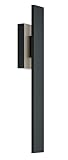 AFX TRUW0548LAJUDBK Tru 48 Inch LED Outdoor Wall Sconce | 34 Watts | 1990 Lumens | Selectable 5CCT 2700K–5000K | Backlit Wall Wash Design | Wet Location Rated | Dimmable | Black Finish