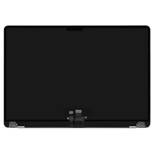 Image of 15 inch Screen Replacement for MacBook Air M2 A2941 EMC 8301 M3 A3114 EMC 9301 EMC 8612 MQKU3LL /A MQKV3LL /A 2023-2024 LCD Screen Display Complete Top Assembly (Silver)