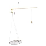 JECOMPRIS 250g Traditional Handcrafted Kitchen Scale Antique Balance Scale for Weighing Food Herbs and Jewelry User-Friendly Design for All Ages