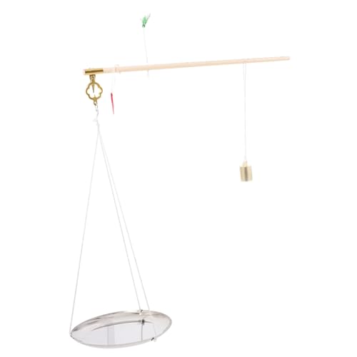 JECOMPRIS 250g Traditional Handcrafted Kitchen Scale Antique Balance Scale for Weighing Food Herbs and Jewelry User-Friendly Design for All Ages