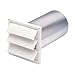 Fantech HS 4W Louvered Shutter with Tailpiece, 4" Round Duct