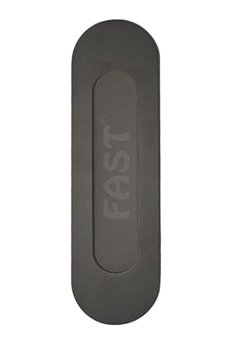 Image of FAST CSH03 Stainless Steel Black Architechral Cabinet Concealed Sliding Door Handle for Wardrobe & Cupboard Doors. (6 INCH)