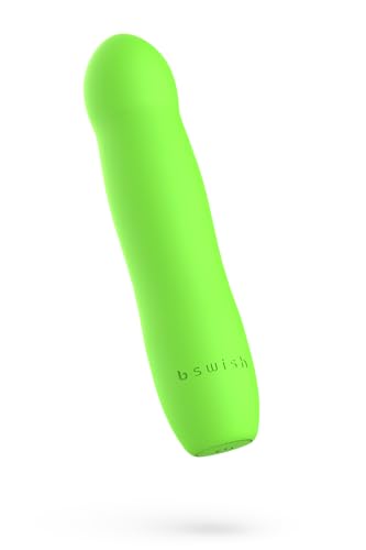 B Swish Bdesired Infinite Deluxe Bullet Vibrator, Rechargeable, Intimate Personal Massager with 5 Vibration Modes, Travel-Size Clitoral Stimulator (Paradise Green)