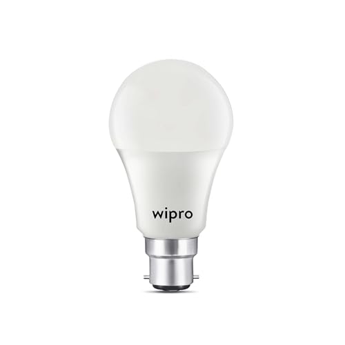 Image of wipro Garnet 14W LED Bulb for Home & Office |Warm White (2700K) | B22 Base|220 degree Light coverage |4Kv Surge Protection |400V High Voltage Protection |Energy Efficient | Pack of 10