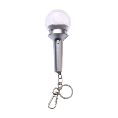FackLOxc Llavero resistente con bombilla LED pequeña, colgante de linterna multicolor, soporte para conciertos, para reuniones de fans, Amor