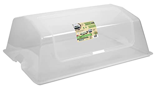 EDA - Serre de Culture Compatible avec Espace Potager Veg&Table Max - Transparent, Naturel