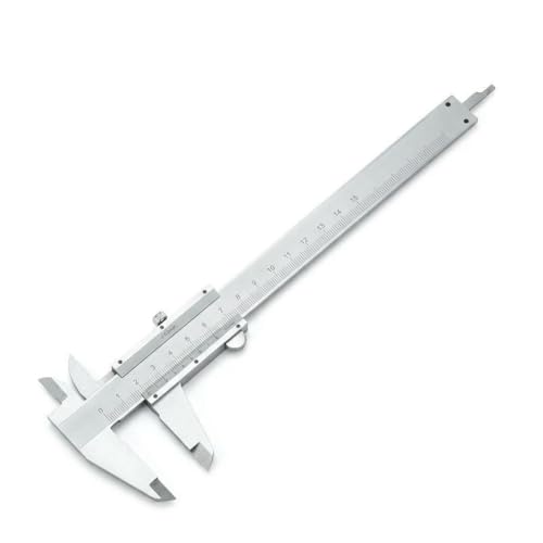 Pied a Coulisse Mecanique 150mm Outil de Mesure de Precision en Acier Inoxydable Micrometre Analogique pour Diametre Interieur Exterieur Profondeur Pieds a Coulisse pour Bricolage et Maison