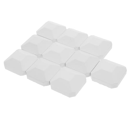 Alipis 10pièces Briquettes Cordiérite Rechange Barbecue Gaz Extérieur Résistantes Chaleur Auto-nettoyantes Pour Camping Grill Gaz