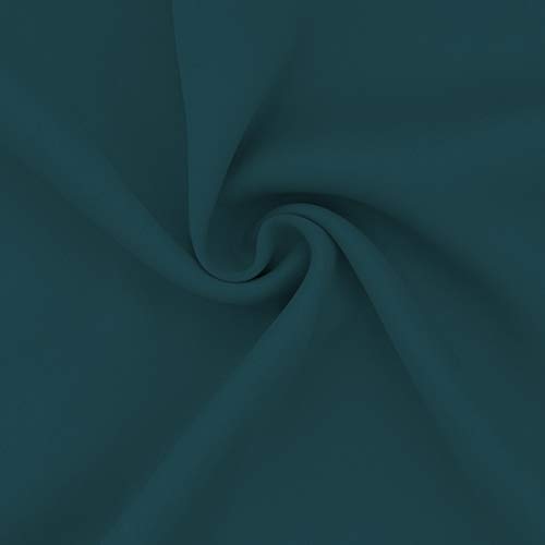 Image of Easy-Going Blackout Curtains for Bedroom, Solid Thermal Insulated Grommet and Noise Reduction Window Drapes, Room Darkening Curtains for Living Room, 2 Panels (52x63 in,Peacock Blue)
