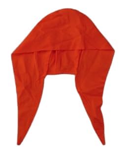 Solid Plain Cotton 2 Tani String Patka/Dastaar/Bandana For Sikh Kids & Adult (Orange)