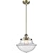 Innovations 201S-AB-G542-LED Large Oxford 1 Light Mini Pendant Part of The Franklin Restoration Collection, Antique Brass