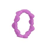GOLD XIONG PADISHAH Silicone Ring for Couples,Thin and Stackble Braided Rubber Wedding Bands,Multico