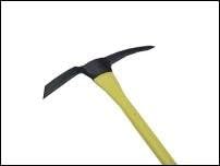 Garden Pick Mattock, 2-1/2lb. with Fiberglass Handle