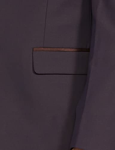 Image of Park Avenue Wool Blend Men's Full Sleeve Slim FIT Medium Brown Formal Suit (PMDL03258-O5 36)