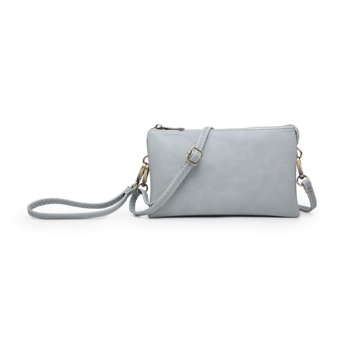 Image of JEN & CO. Riley Crossbody Bags for Women Vegan Leather Wristlet Clutch Wallet Purses Handbags with 2 Straps