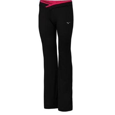 Pantalon de course Breath Thermo Mizuno femme coupe ample noir