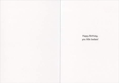 Designer Greetings Tough Baby with Mean Face Funny/Humorous Masculine Birthday Card