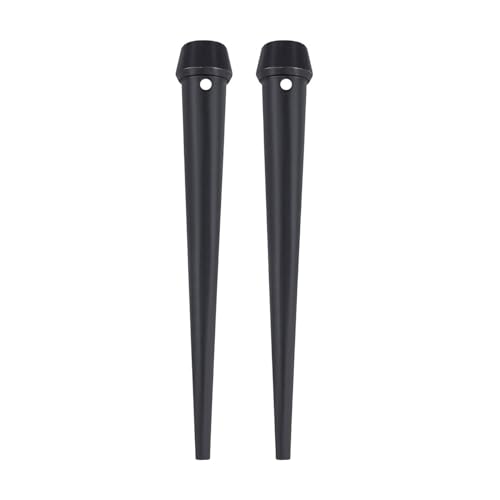 Sysarua 2 Pack Broad-Head Bull Pin with Hang-up Hole 1-5/16 x 10 Heat-Treaded Steel with Black Finish