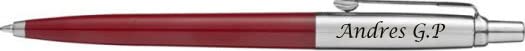 Parker Jotter SS Personalised Pen with Gift Box (Red)