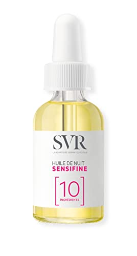 SVR - Sensifine Huile de Nuit - Soin réparateur apaisant ultra-minimaliste - Pour peaux hypersensibles, intolérantes et poly-allergiques - 99,9% d'origine...