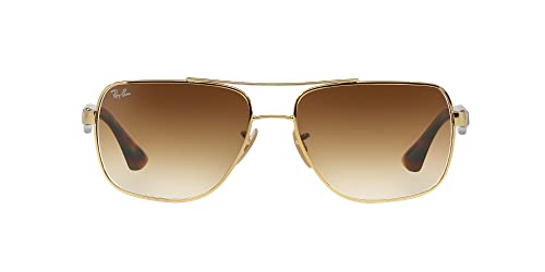Ray-Ban Men's RB3483 Metal Square Sunglasses