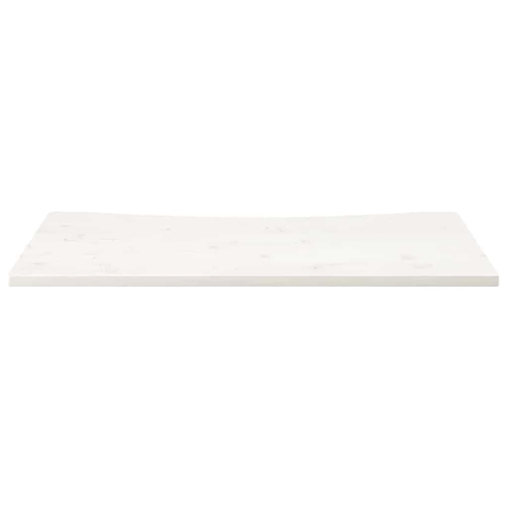 Hothingwell Vassoio da scrivania in pino massiccio bianco, 100 x 50 x 2,5