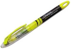 (6 Pack Value Bundle) SAN1754463 Accent Liquid Pen Style Highlighter, Chisel Tip, Fluorescent Yellow, Dozen