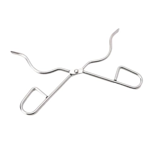 1pc Stainless Steel Crucible Tongs - Durable Graphite Melting Plier Holder for Jewelry Making and Industrial Use(40CM)