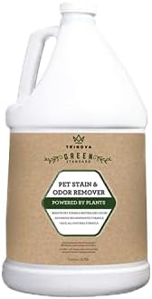TriNova Pet Stain and Odor Remover Eliminator - Advanced Enzyme Cleaner Spray - Remove Old & New Pet Stains & Smells for Dogs & Cats - All-Surface Safe - 1 Gallon