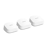 Amazon eero 7 dual-band mesh Wi-Fi 7 router (newest model) – Supports internet plans up to 2.5 Gbps, Coverage up to 560 m², 3-pack