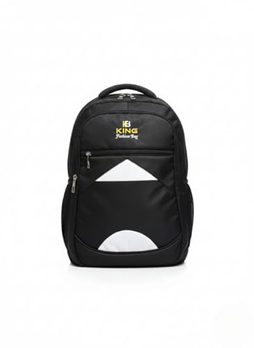 King Fashion Black Laptop BackPack