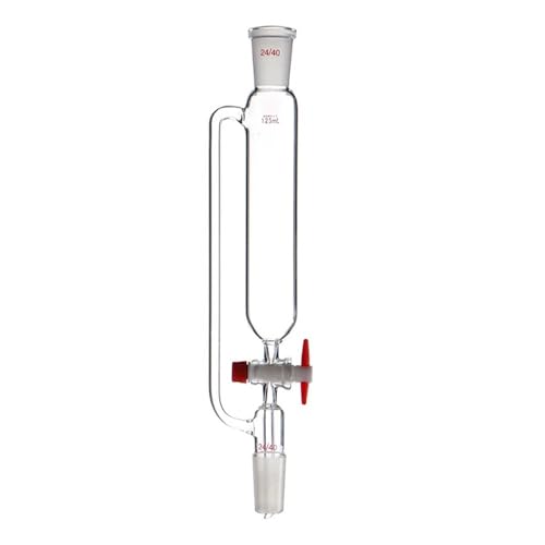 Entonnoir de laboratoire en verre pour stopper les fuites avec le bouchon PTFE