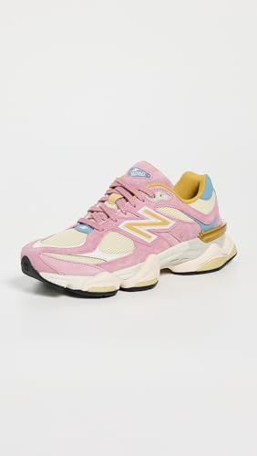 New Balance New Balance Unisex 9060 Sneakers, Pink/Beige, 9 US Women/7.5 US Men