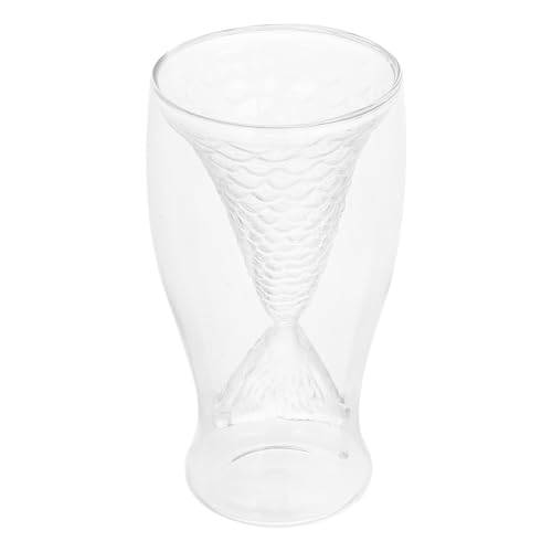 Ciieeo Copa de Whisky y Vaso de Vino Transparente de Doble Capa, Cristal Duradero para Cócteles, Barra y Eventos Festivos