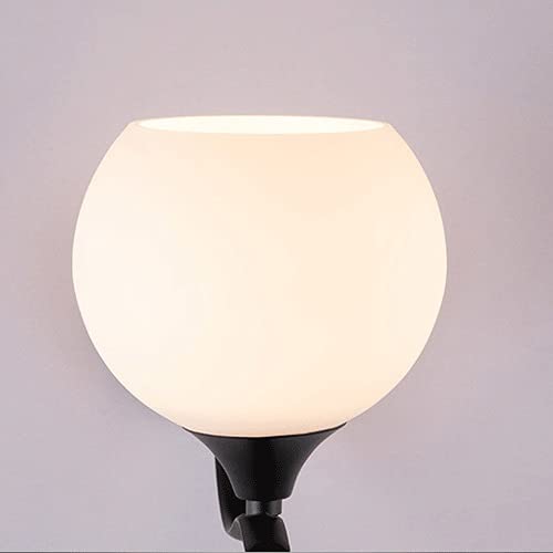 Aplique de pared moderno de cristal y metal, lámpara E27 para dormitorio 6