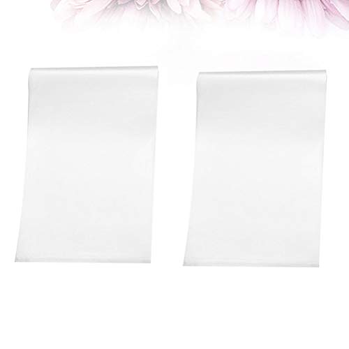 TOYANDONA 20 capas transparentes para livros à prova de poeira e à prova d'água, capas protetoras p