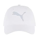 Puma Women's Gates Adjustable Baseball Cap, White/Frosted Dew, One Size