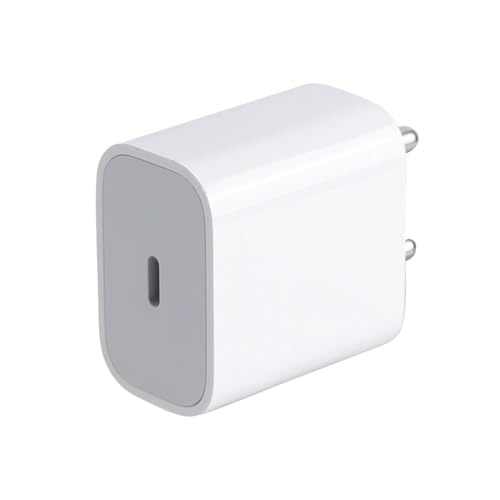 Image of UNIGEN 20W Type C Mobile Charger Adapter, Fast Charging for Android, iPhone 17 /16 /15 /14 /13,13 /12 /11 /X & Pro, Max Series & Other Type C Enabled Devices, PD Technology, BIS Certified (White)