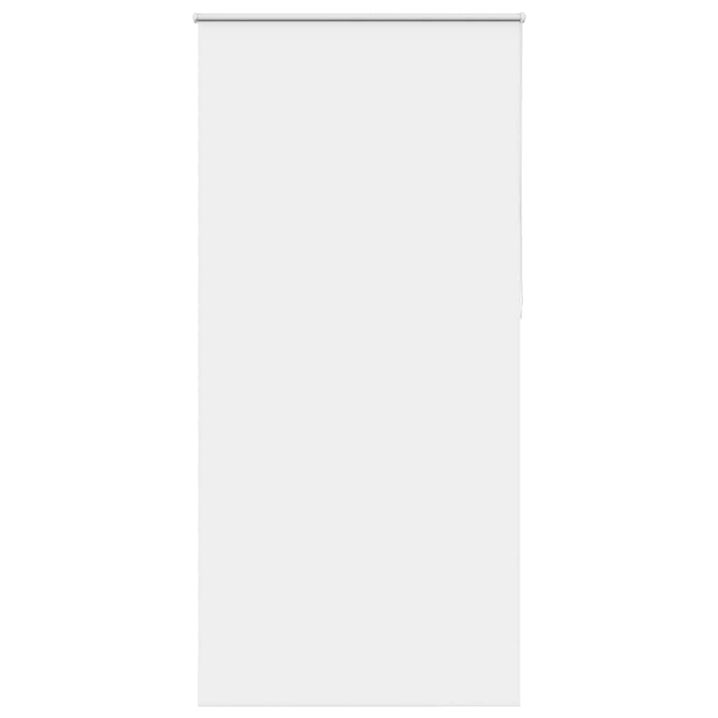 vidaXL Roller Blind Blackout White 95x230 cm - Polyester Privacy Curtain with Flexible Installation