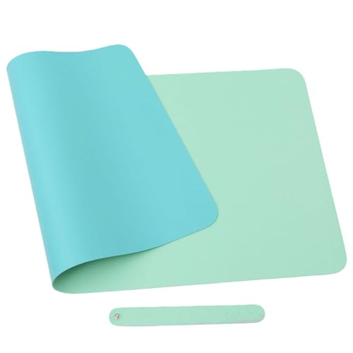 PU���U�[ �e�[�u���N���X �e�[�u���}�b�g �f�X�N�}�b�g PVC�� ���ʃf�U�C�� ���@�\ �h�o �h�� �ϋv �ϔM ����h�~ �T�C�Y�I���\ (�t���[�c�O���[�� + ���C�N�u���[,120x60cm)