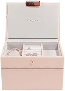 Stackers White Mini Jewellery Box - Set of 2